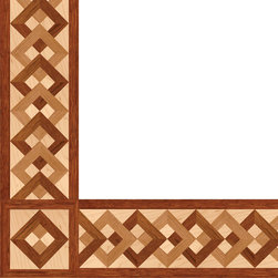 Oshkosh Designs Newport Harbor Inlay Border and Corner - Hardwood Flooring