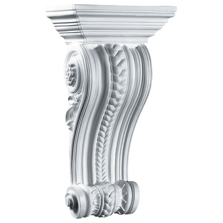 9 1/2"W x 5 1/2"D x 17 3/8"H Alexandria Rope Center Corbel