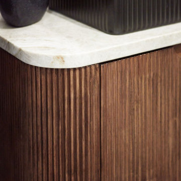 Bespoke Dark Deco Powder Room
