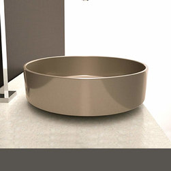 Pert Rho Modern Bathroom Sink | Starlight Champagne - Bathroom Sinks