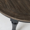 Madison County Round to Oval Dining Table - Vintage Black