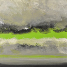 the green and gray room