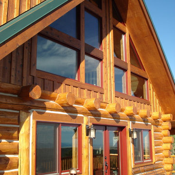 Mountain Log Cabin Home