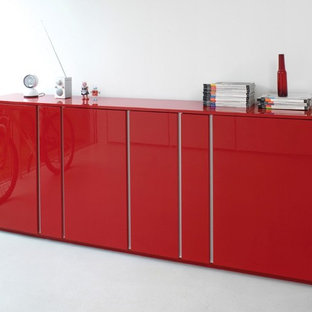 ロンドンのコンテンポラリースタイルのおしゃれな玄関の写真