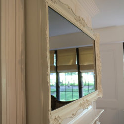 Kingston 55 Inch TV Mirror Frame in White - Products