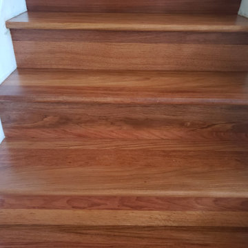 Stair Remodeling Atlanta, Brazilian Cherry