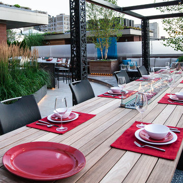 Revelry at the penthouse