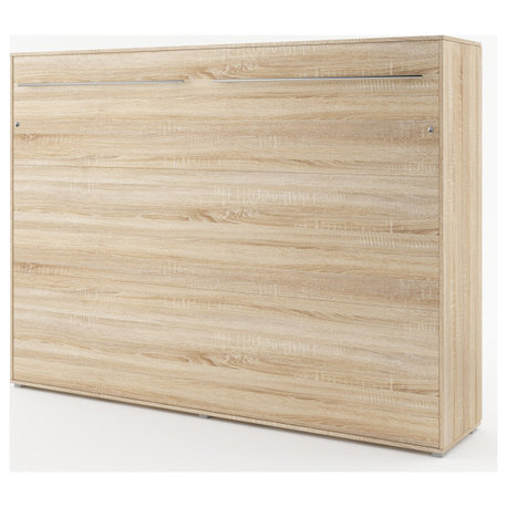 NOVA Horizontal Murphy bed, Sonoma Oak