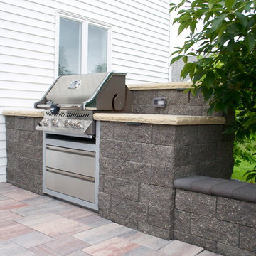Raised Paver Patio