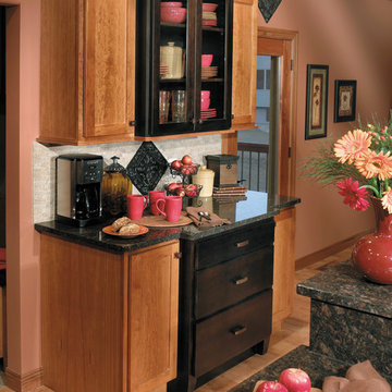 StarMark Cabinetry Kitchen with sideboard and island