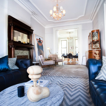 My Houzz: Art and Antiques Enliven a Brooklyn Brownstone