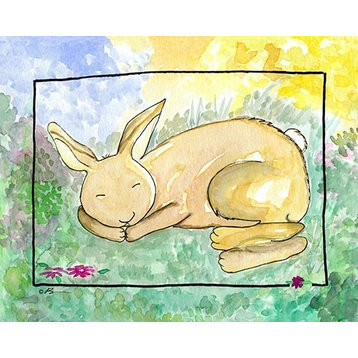 What Do Bunnies Dream, Ready To Hang Canvas Kid's Wall Decor, 11 X 14