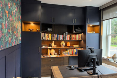 Inspiration for a large modern study in Surrey.