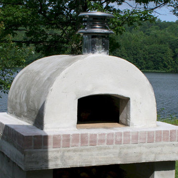 The Kenny Family Wood Fired Brick Pizza Oven in Maine