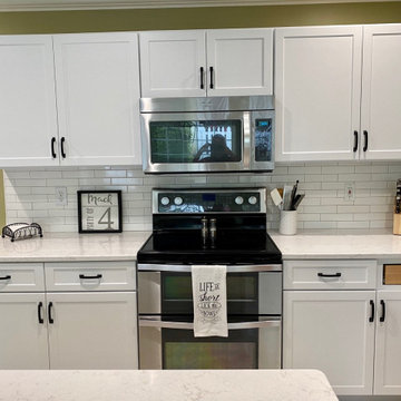 Sonoma Tilemakers Pure White Subway Kitchen Backsplash Tile