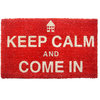 Keep Calm Non Slip Coir Doormat