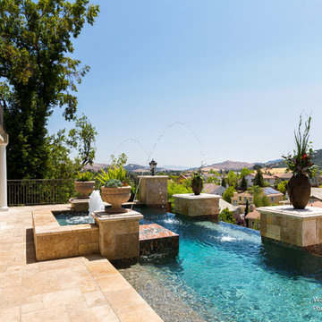 Saratoga, California | Watermark Environments | 1 Million Dollar Infinity Pool