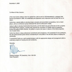 Letters of Recommendation - Products