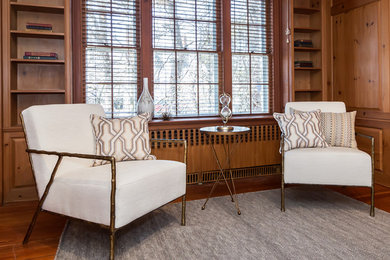 Living room - traditional living room idea in Boston