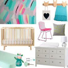 Guest Picks: A Modern Nursery in Pink, Teal, Mint, and Yellow