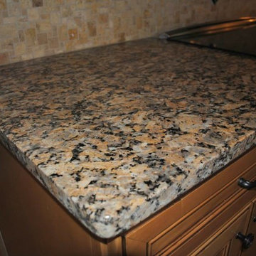 Kitchen Remodel with Maple Natural Cabinets with Chocolate Glaze