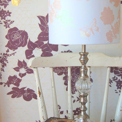 Geo Fleur Wallpaper, Bedroom Feature Wall - Wallpaper