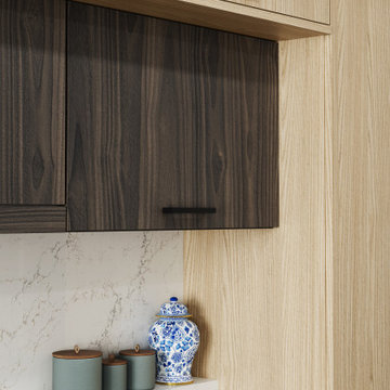 State-of-the-art Industrial Kitchen with Sculpted TFL Cabinets