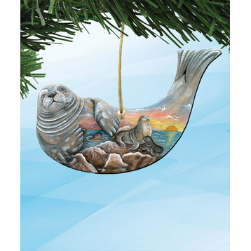 Scenic Seal Ornament