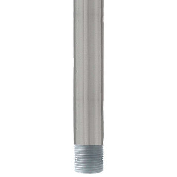 Ceiling Fan Extension Downrod, Brushed Nickel, 24"