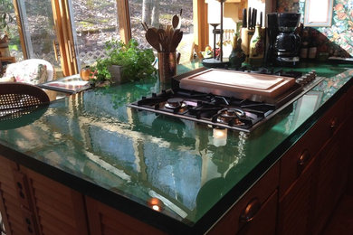 52mm thickness glass countertop !