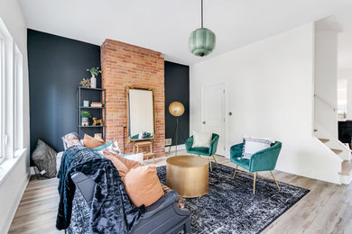 Trendy living room photo in Other