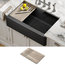 Bellucci Workstation 33" Farmhouse Apron Granite Composite Kitchen Sink MBL