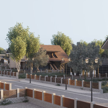 Modern Village 3D Rendering