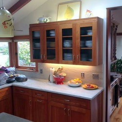 Custom Natural Cherry Cabinets - Kitchen Cabinetry