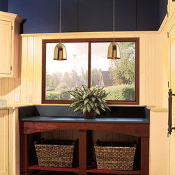ProVia Dark Oak Slider Window - Products