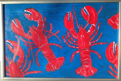 Summer Large Scale Painting Series for Chatham Cape Cod Homes