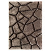 Stepping Stones Area Rug, Grey, 7'10"x9'10"
