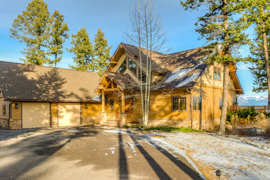 Example of a mountain style exterior home design in Other