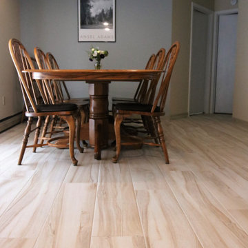 New Flooring in Kitchen / Dining Remodel