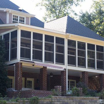 White Screened Porch