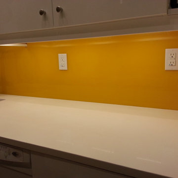 Kitchen backsplash - Orange & Lime