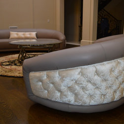 Oval Sofas Leather - Sofas And Sectionals