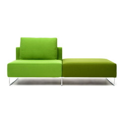 Bensen - Bensen Canyon Chair with Ottoman - Footstools And Ottomans
