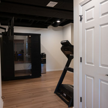 Finished Basement with Half Bath, Gym and Kids Play Area in Brighton, MI