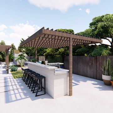 Transforming an Empty Backyard | Dry Tolerant Landscaping
