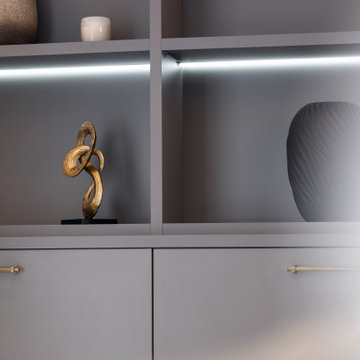 Dust Grey Large Alcove Cabinets
