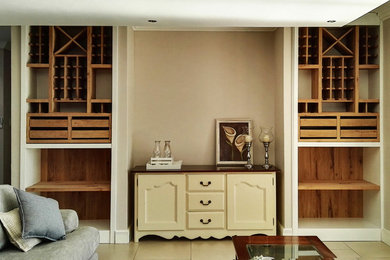 Living room - modern living room idea in Other