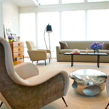 Modernist House - Bethesda MD - Living Room