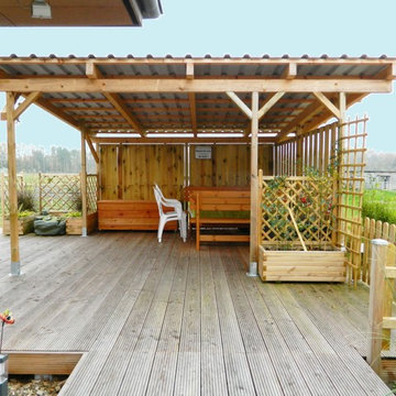 überdachter Terrassenbereich