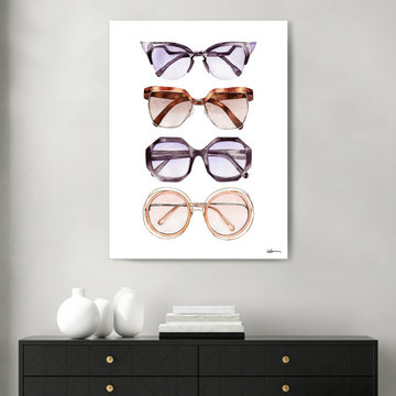 'Sunnies' Wrapped Canvas Wall Ar